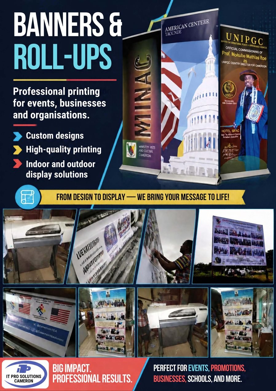Roll-ups and banners